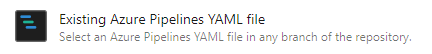 existing yaml